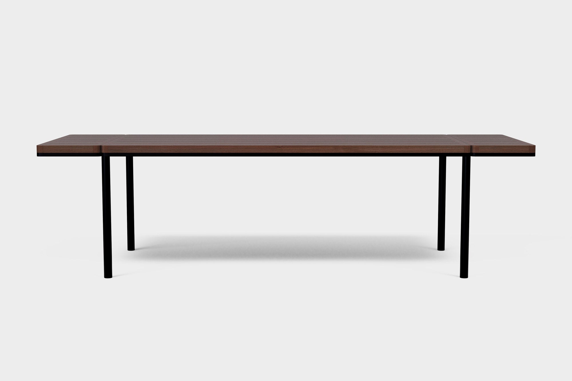 FRANKIE | Outdoor Smoked Ash Extendable Dining Table