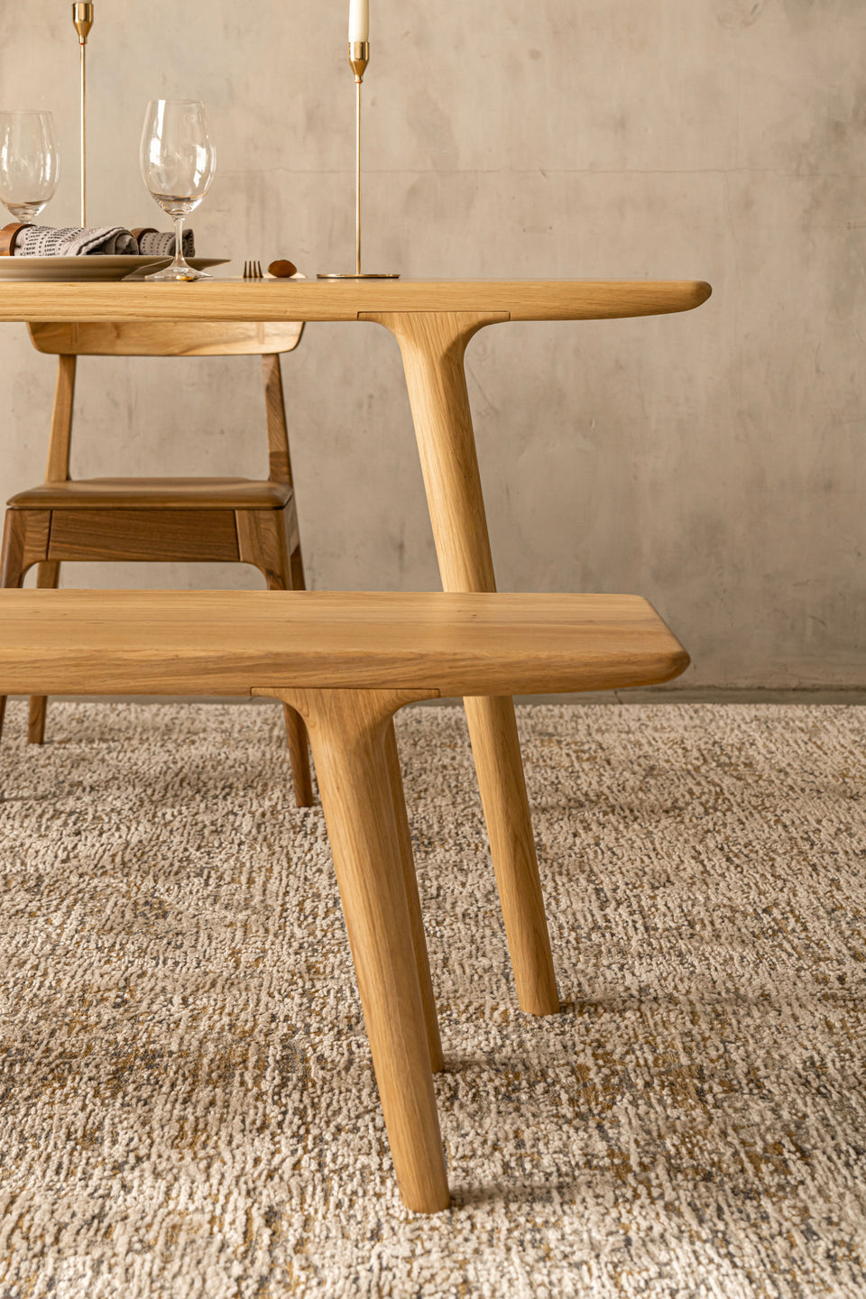 Solid hardwood construction for lasting strength.