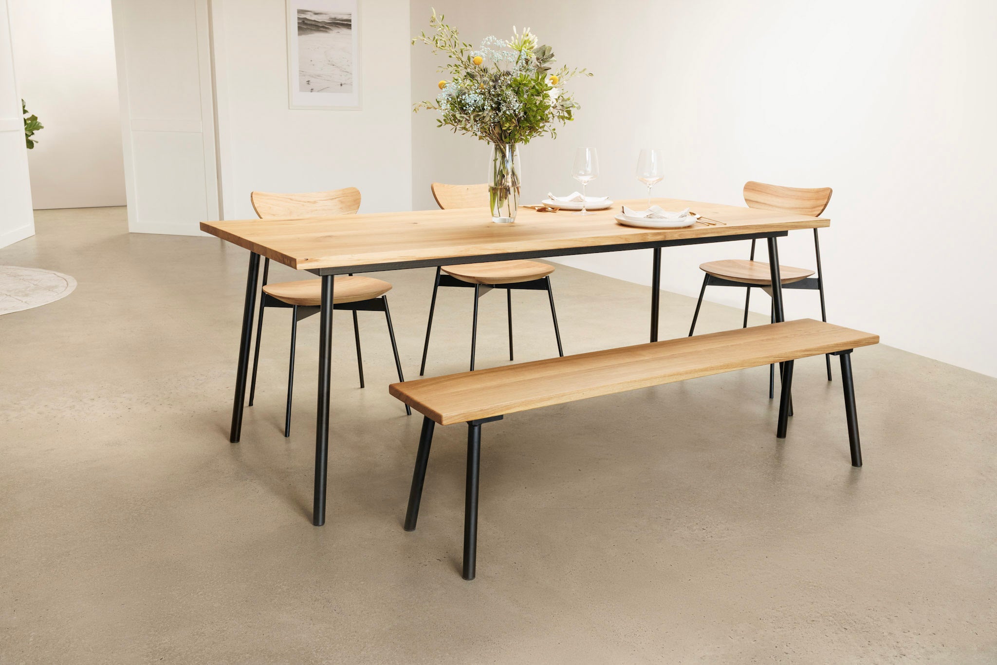 MARTA | Oak Extendable Dining Table