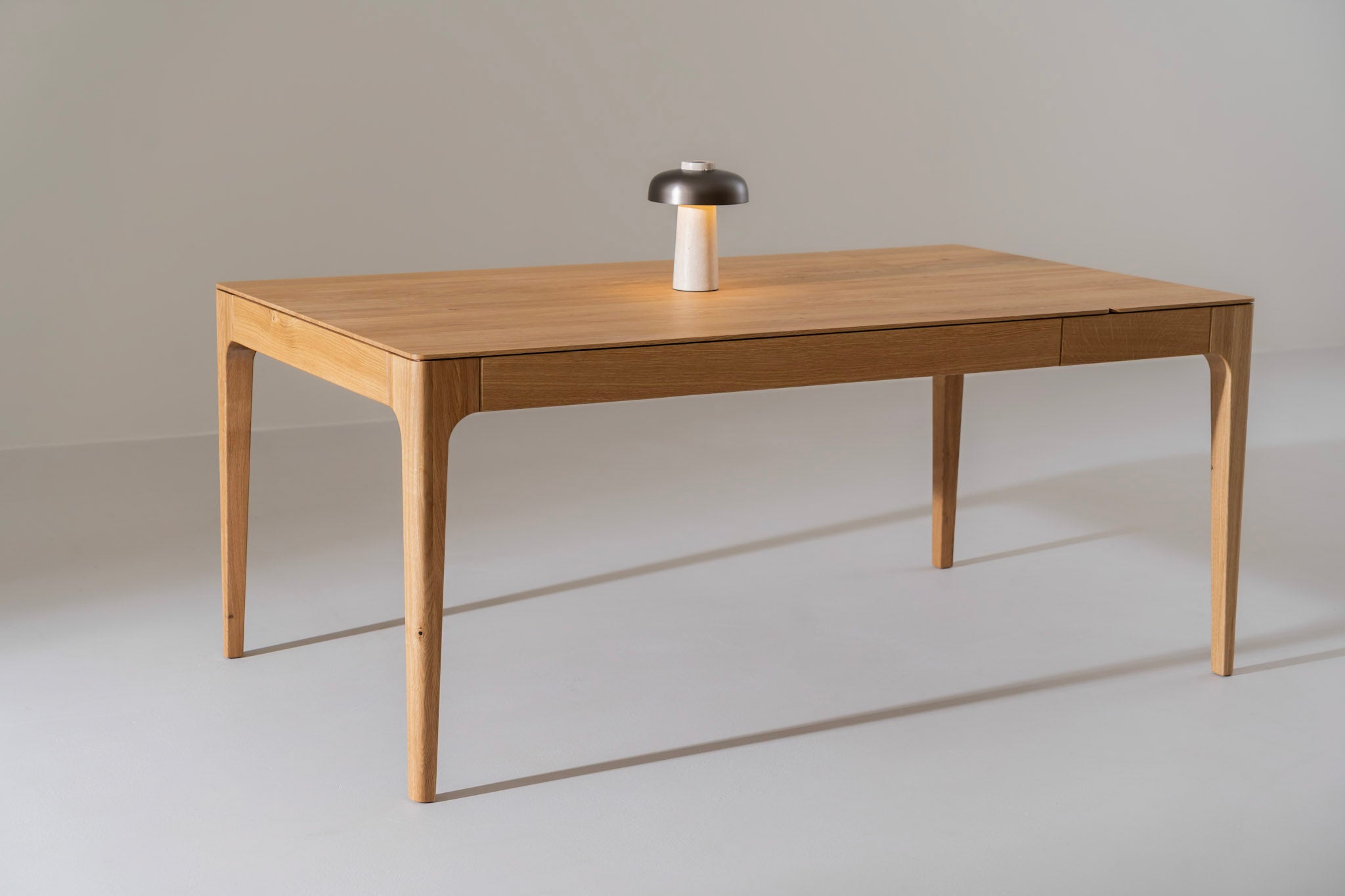 CAROLINA | Uitschuifbare eettafel van eikenhout