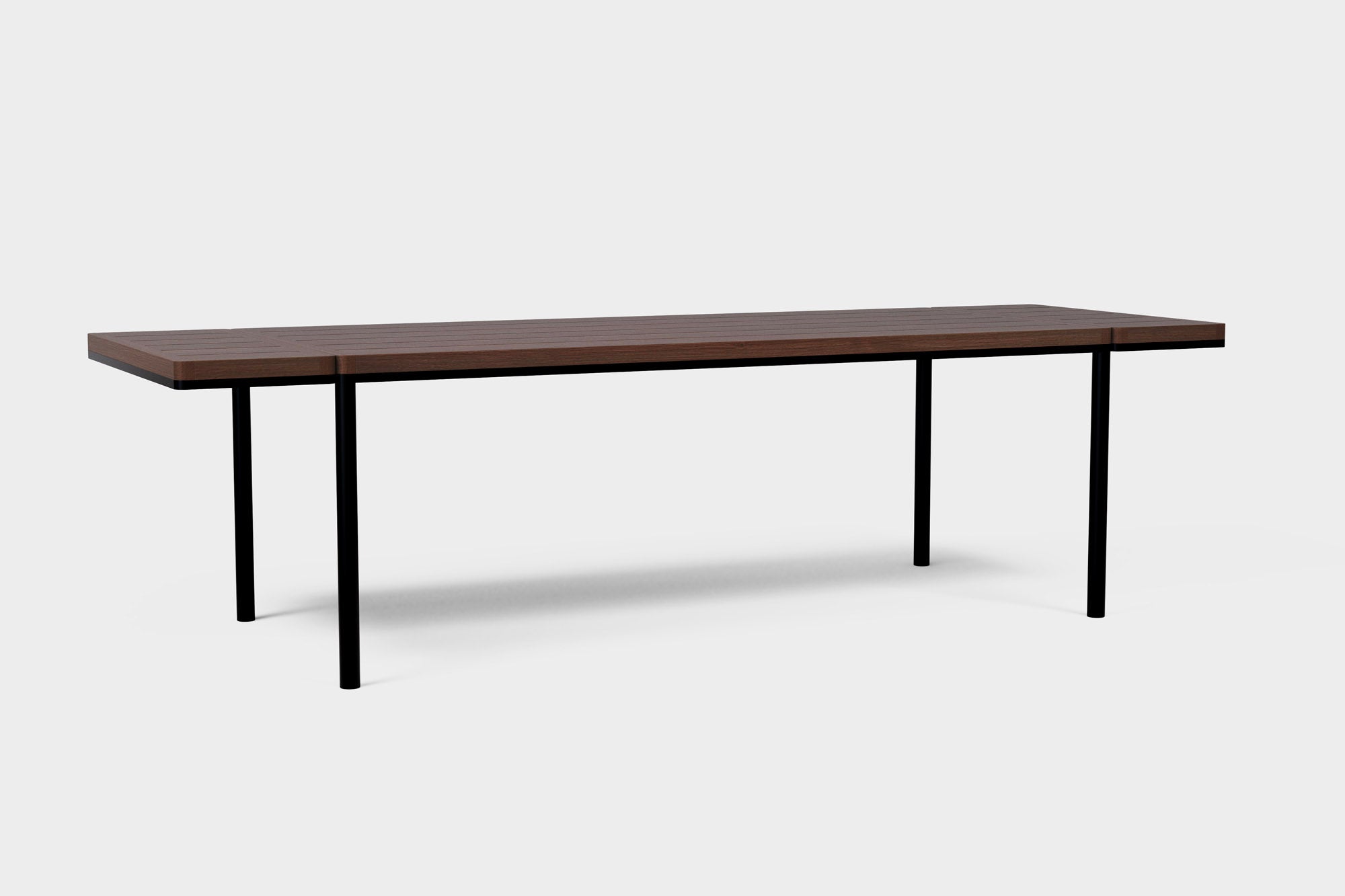 FRANKIE | Outdoor Smoked Ash Extendable Dining Table