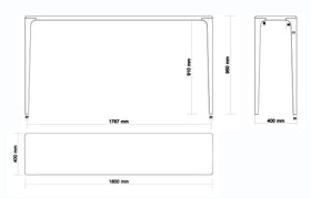LÜNA | Oak Console Table image 4