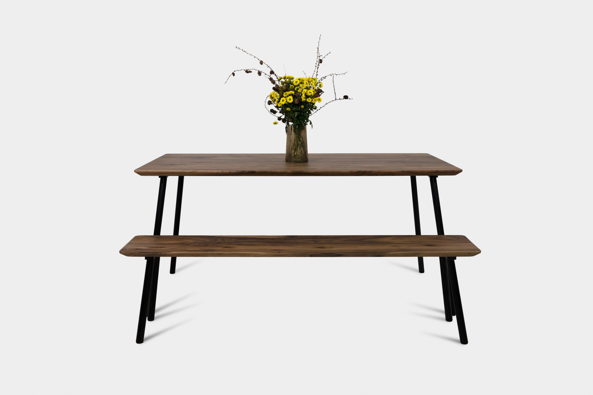MARTA Walnut Dining Bench