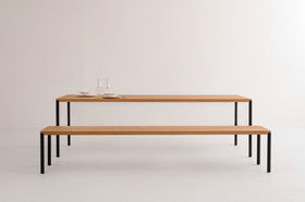 FRANKIE | Oak Dining Bench image 11