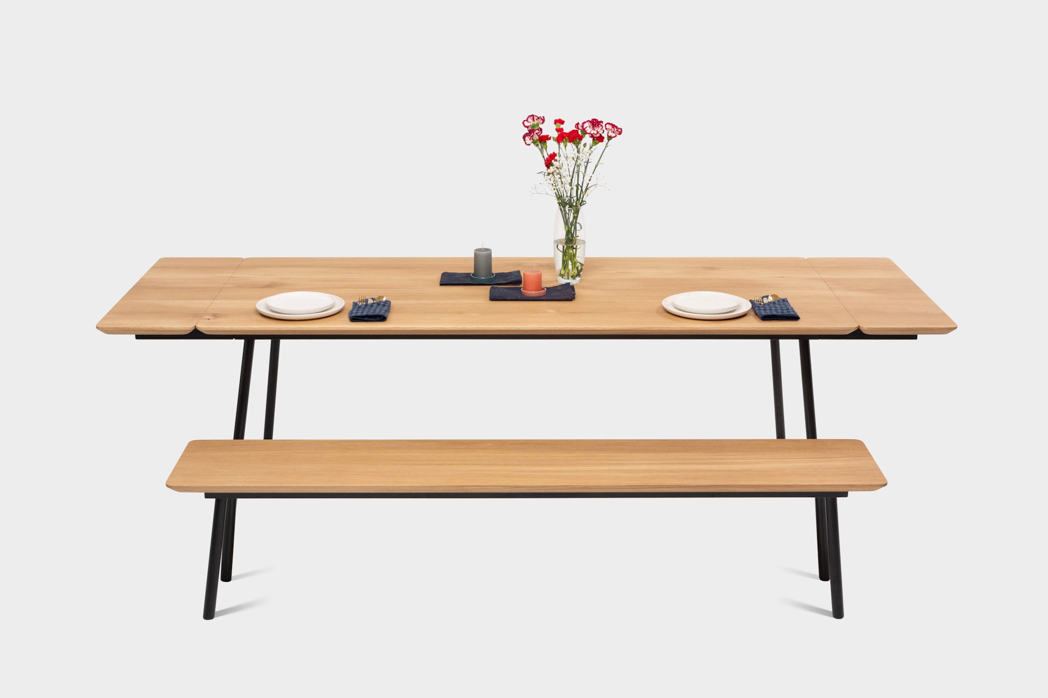 MARTA Oak Extendable Dining Table