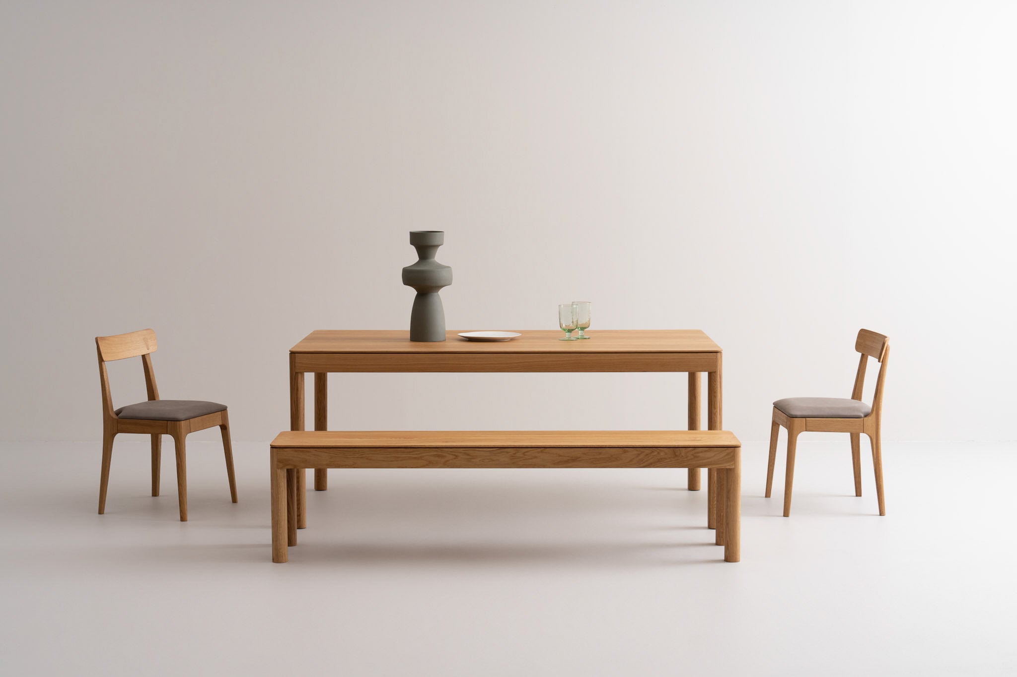 CAROLINA S | Oak Dining Bench