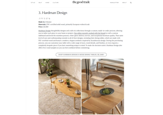 10 Sustainable Solid Wood Dining Tables (2026)