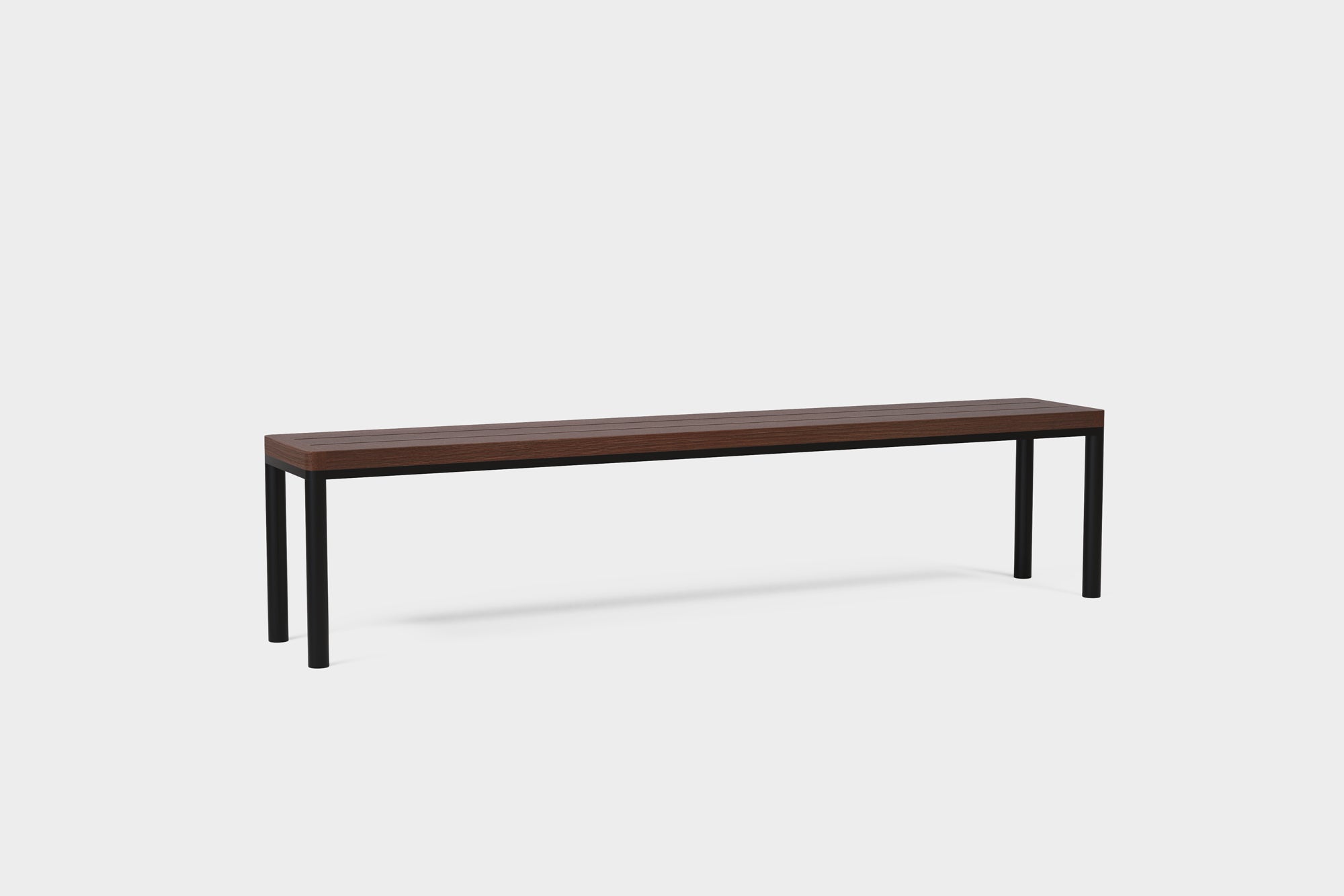 FRANKIE | Outdoor Smoked Ash Dining Bench