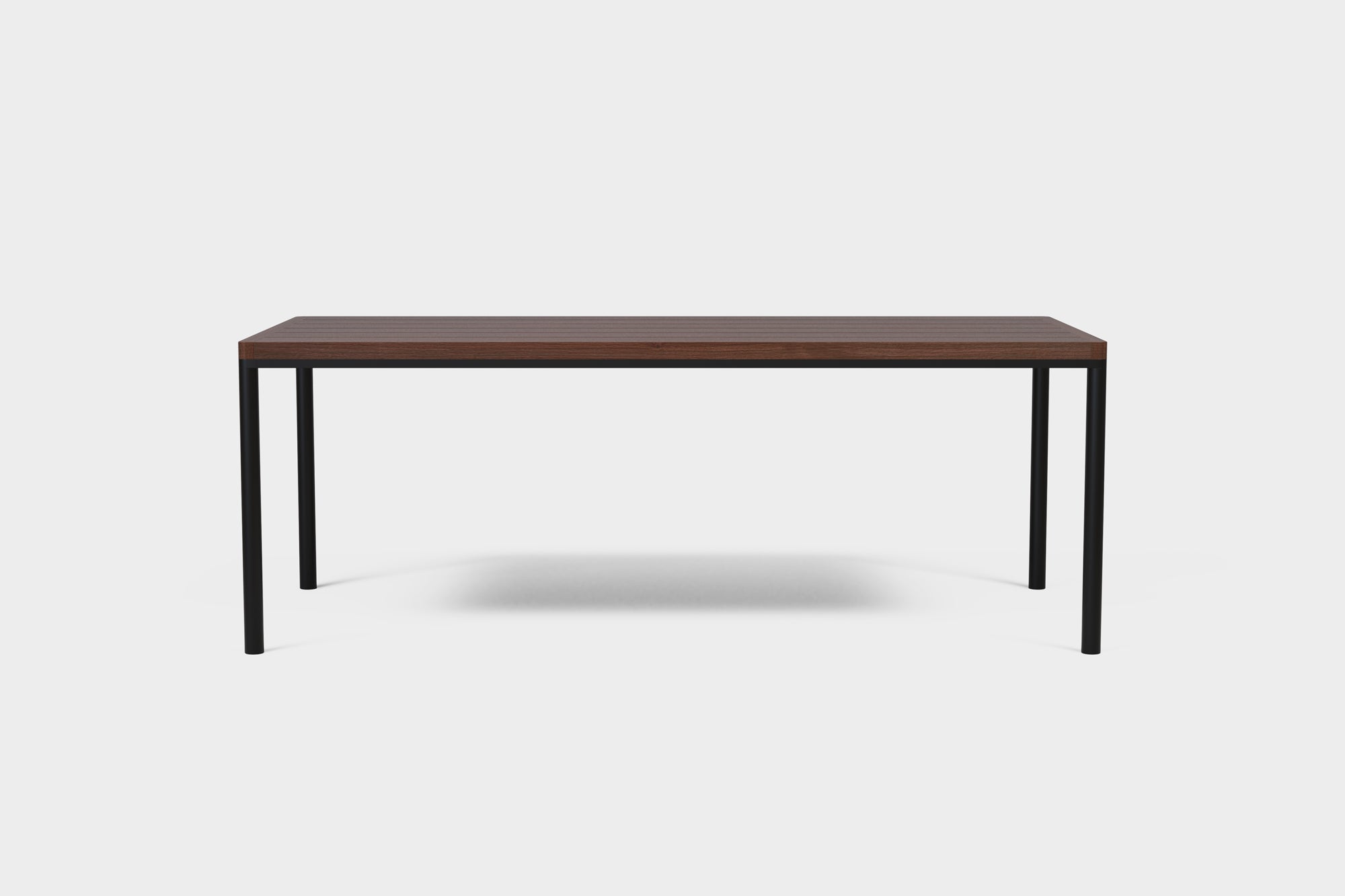 FRANKIE | Outdoor Smoked Ash Extendable Dining Table