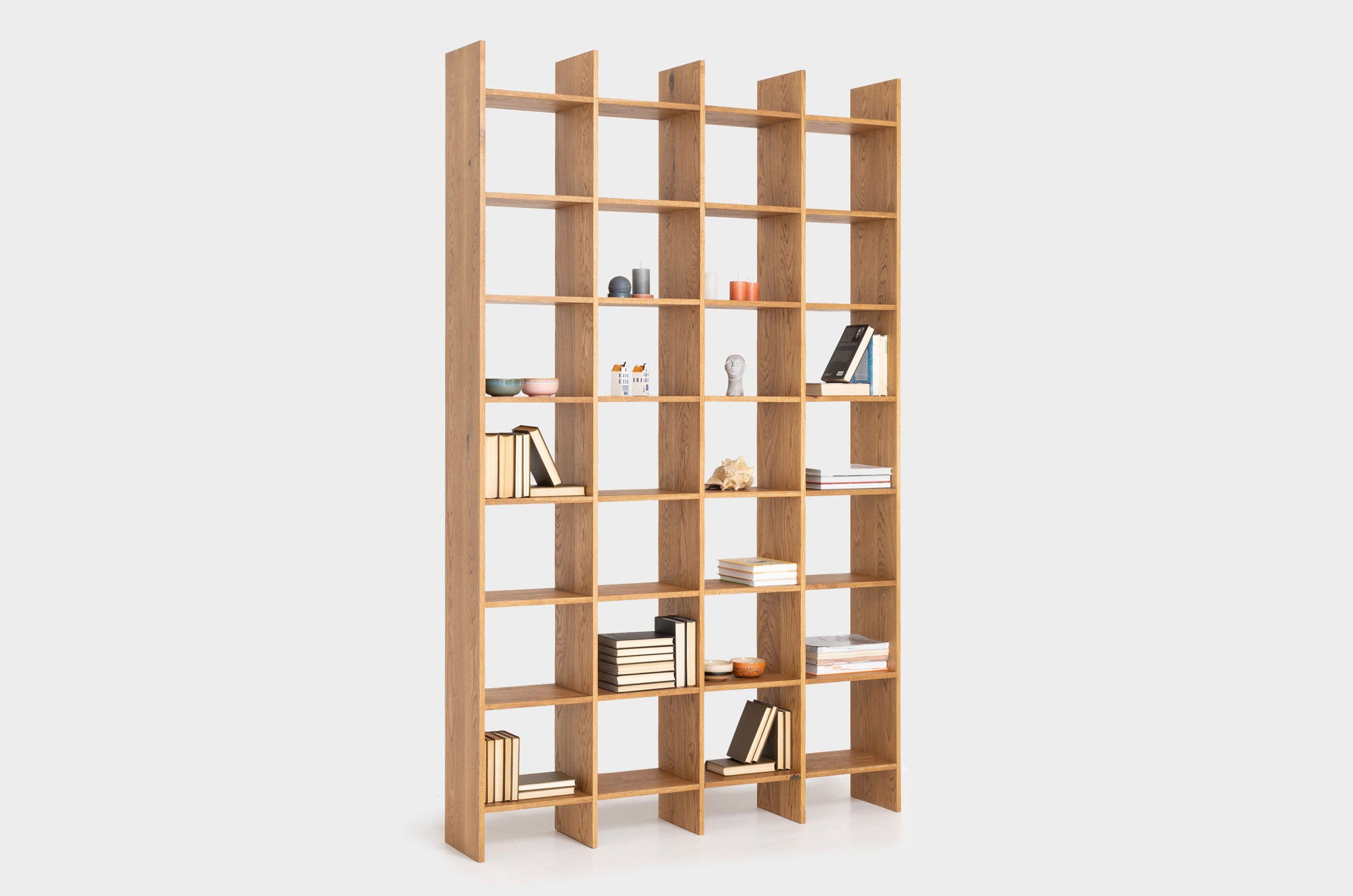 AGATA | Contemporary Oak Bookcase 63