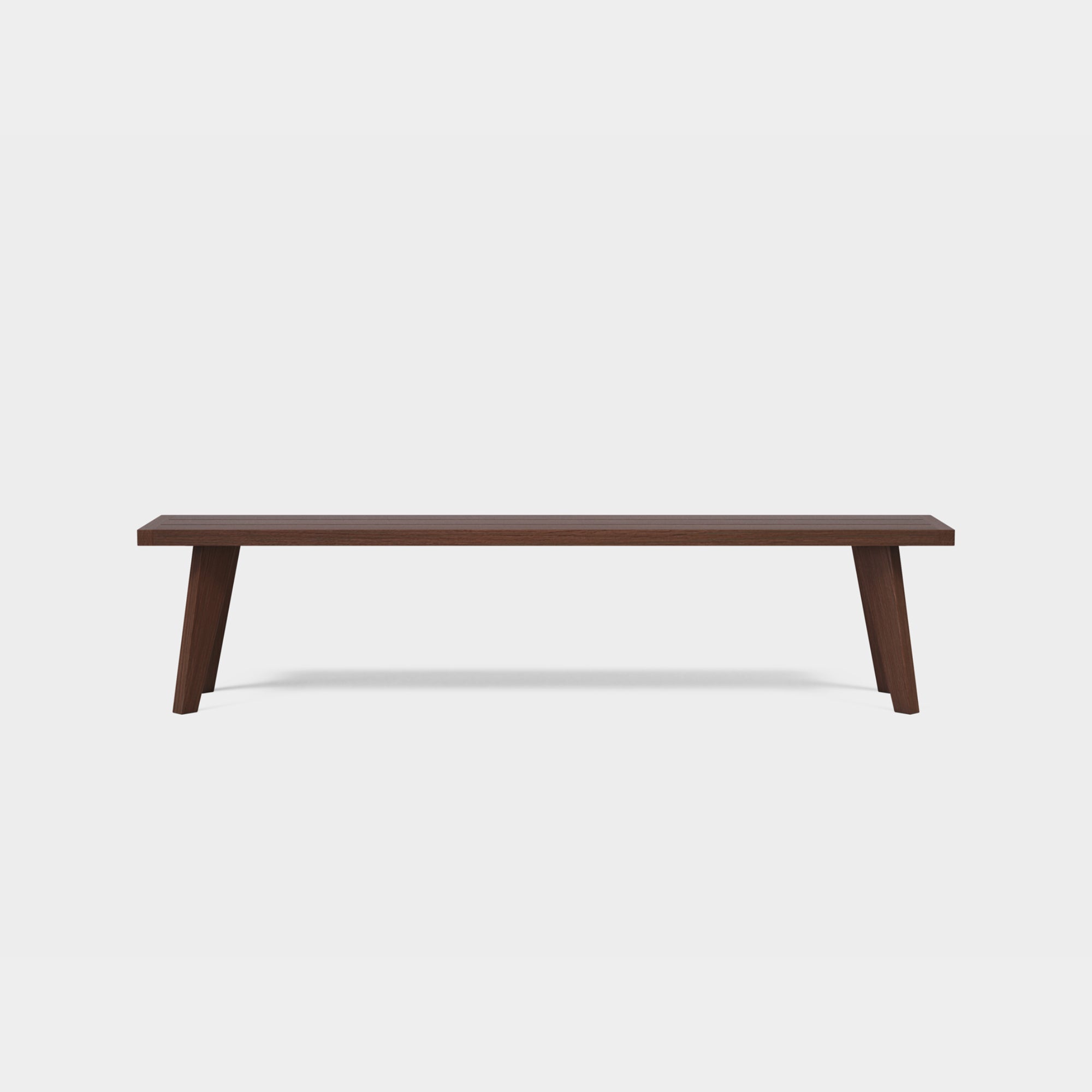 Amber | Outdoor Smoked Ash Dining Bench