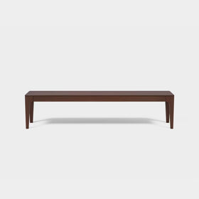 CAROLINA | Smoked Ash Dining Bench image 1