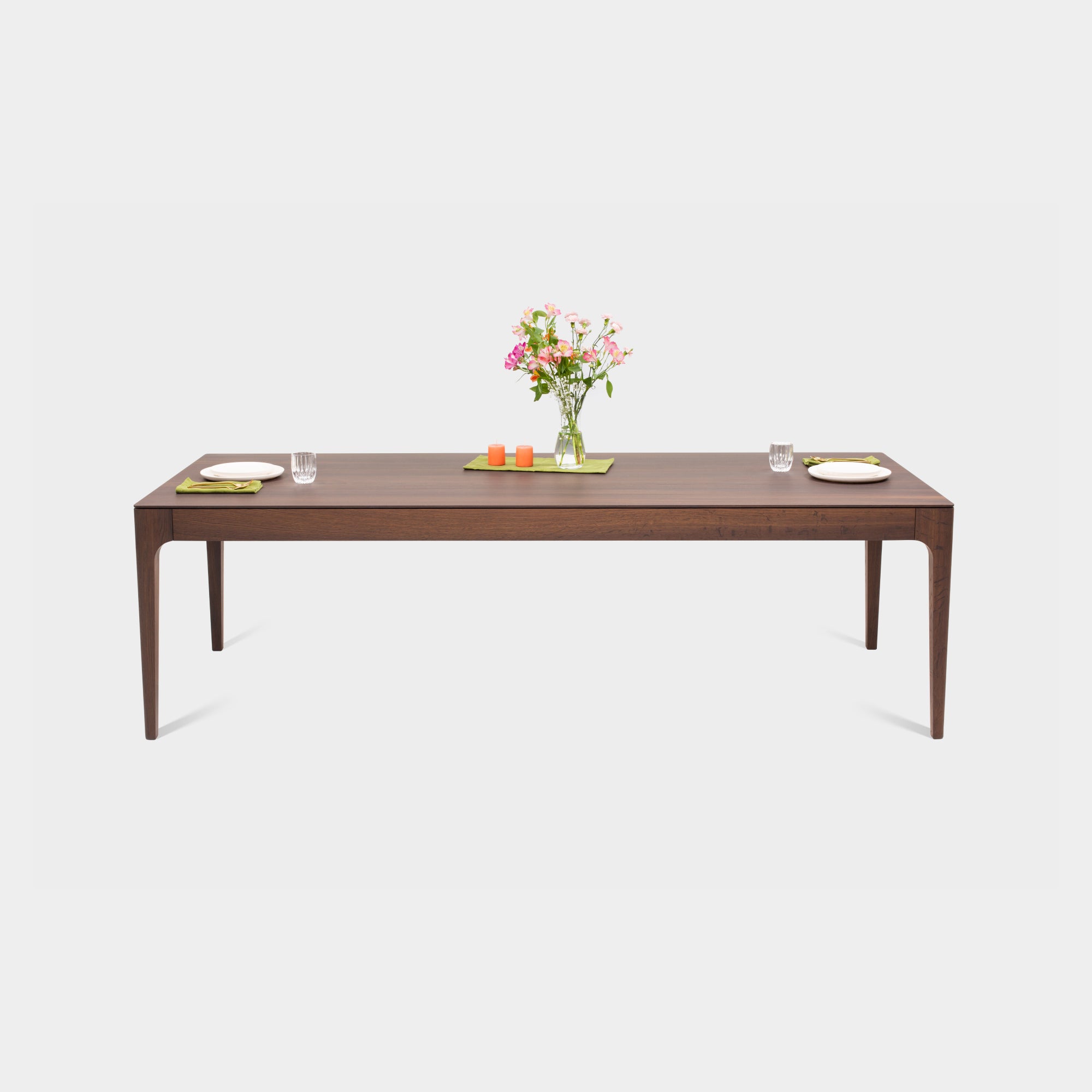 CAROLINA | Smoked Ash Extendable Dining Table
