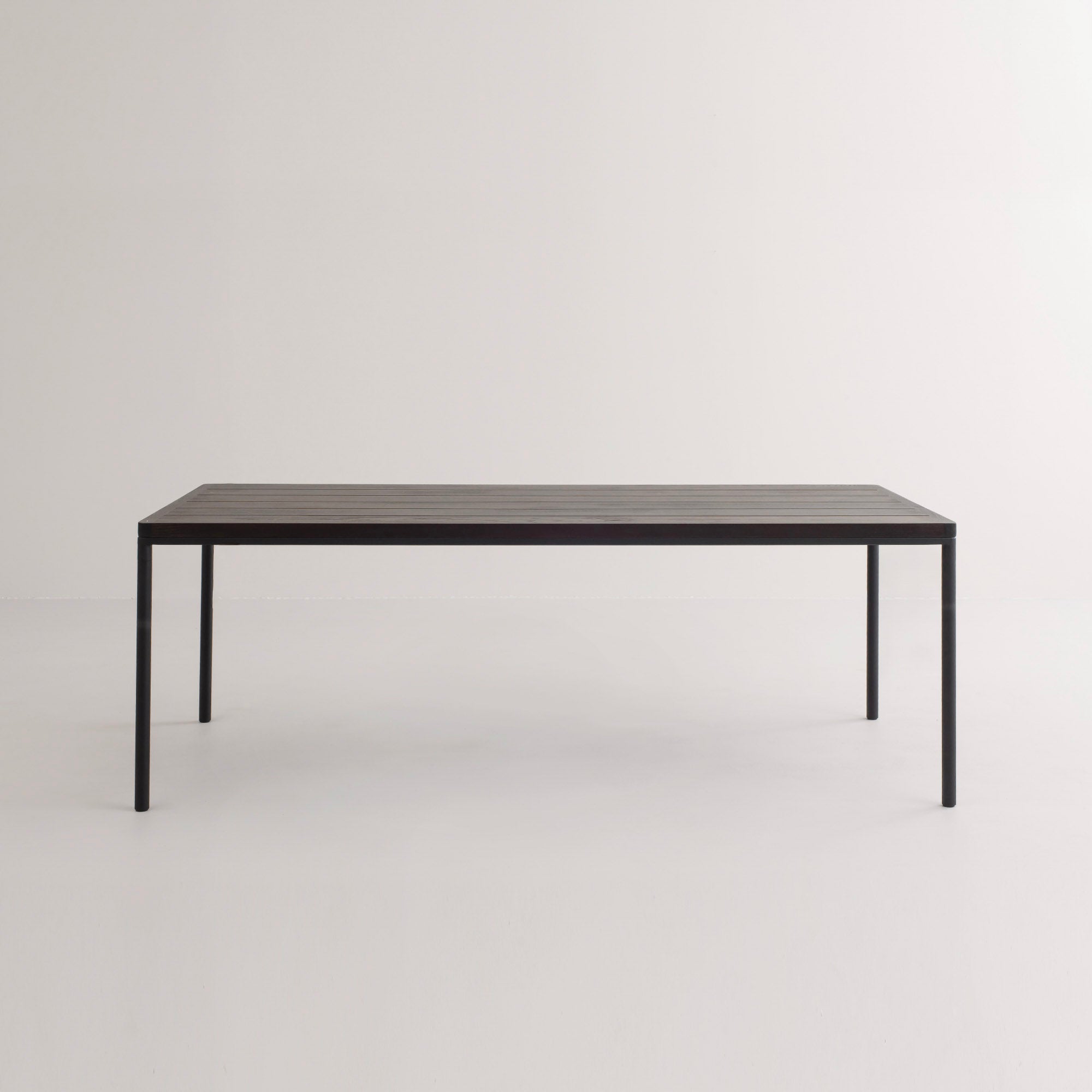 FRANKIE Outdoor Smoked Ash Dining Table