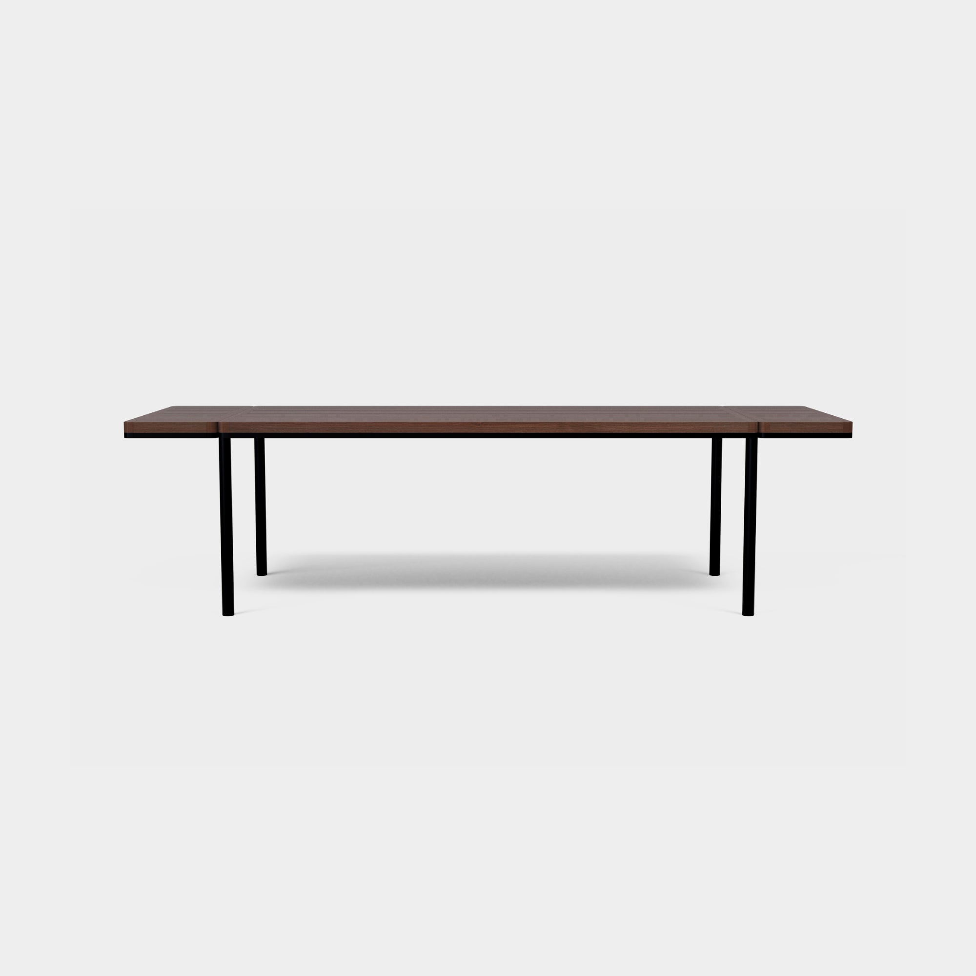 FRANKIE | Outdoor Smoked Ash Extendable Dining Table