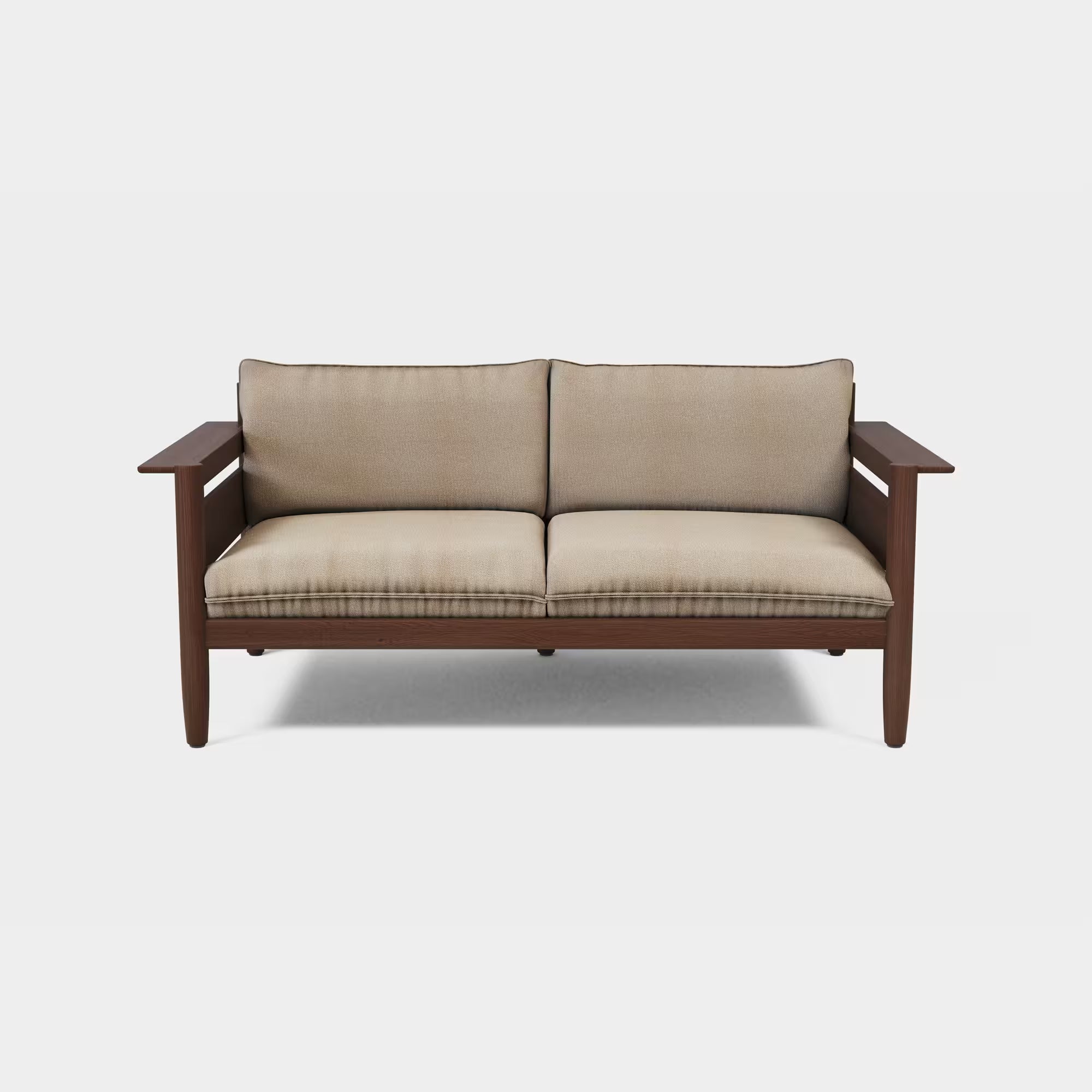 LULU | Smoked Ash Outdoor Two Seater