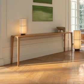 LÜNA | Oak Console Table image 11