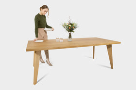 AMBER | Oak Dining Table image 17