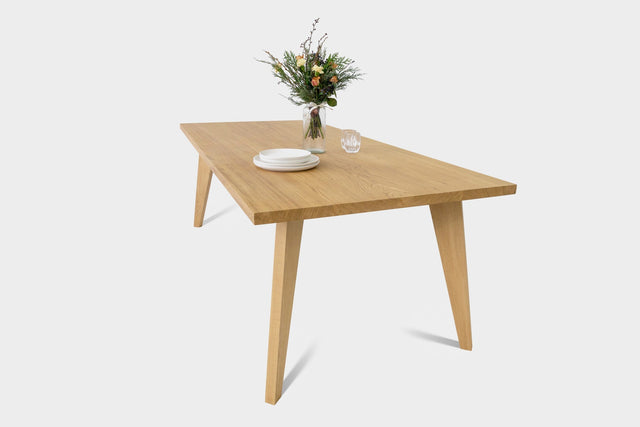 AMBER | Handmade Table And Extendable Dining Table In Oak