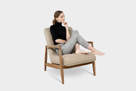 LAICA | Armchair and Ottoman image 2